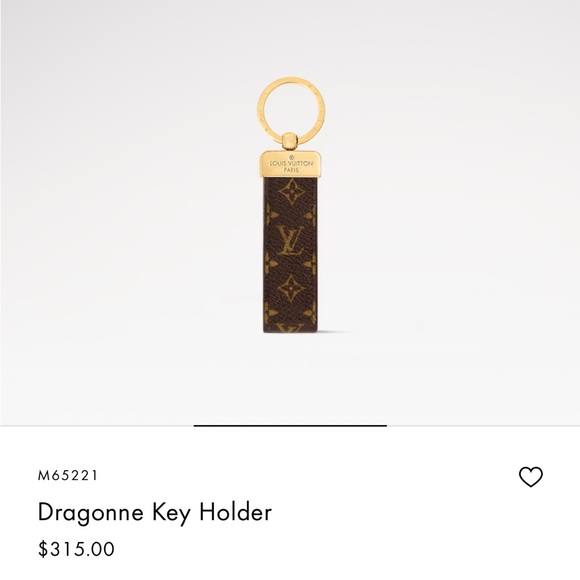 Louis Vuitton Brown Monogram Dragonne Key Holder Key Ring / key Chain - Picture 1 of 7